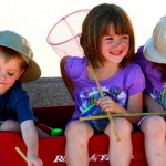 Kids in a Wagon - Nikki MacLeay, all rights reserved